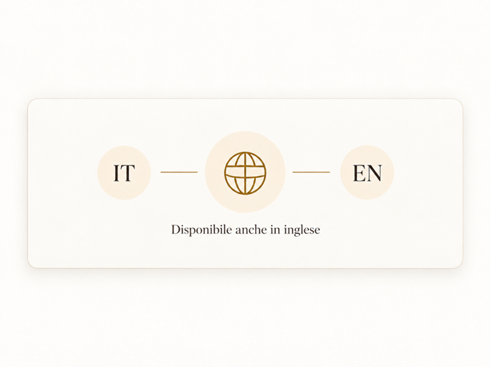 Regia.Wedding è disponibile anche in inglese, per la gestione dei destination wedding.